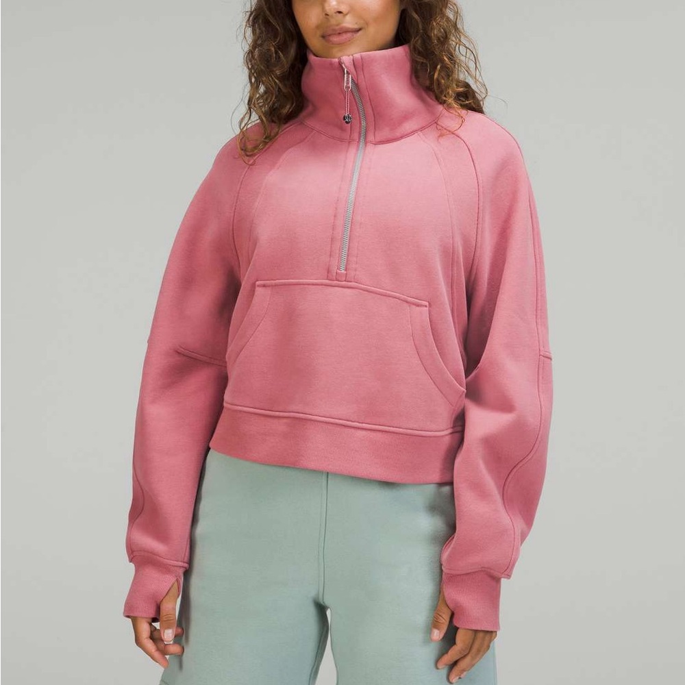 Scuba oversized funnel neck half zip